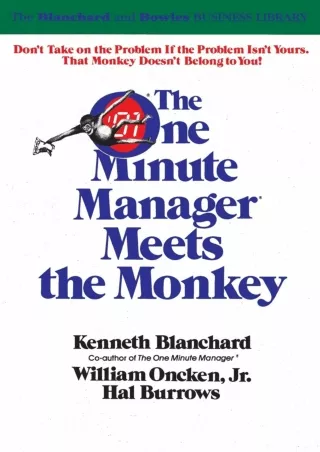 PDF_  The One Minute Manager Meets the Monkey