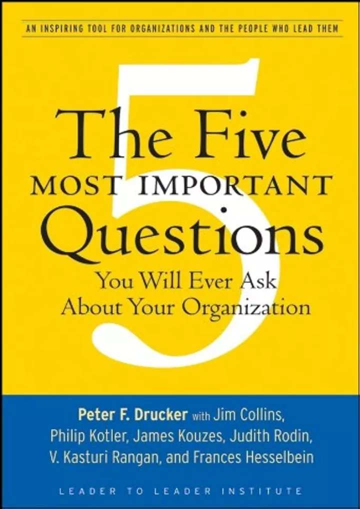 pdf read download the five most important