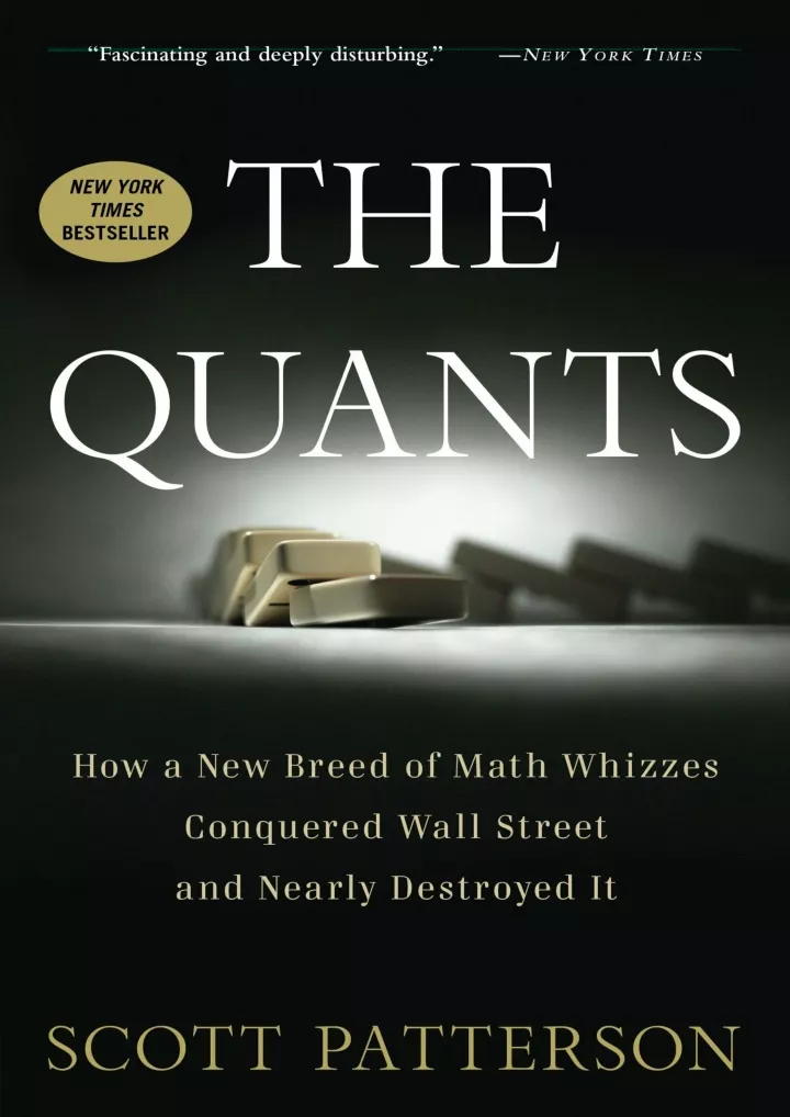 download pdf the quants how a new breed of math