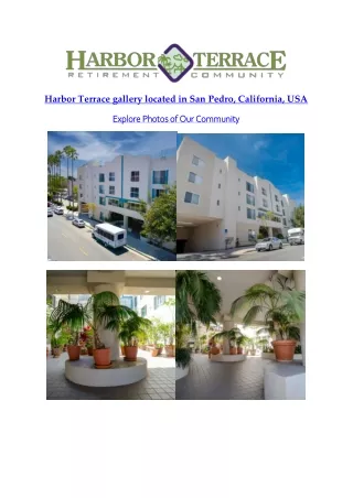 Harbor Terrace gallery located in San Pedro, California, USA