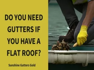 DO YOU NEED GUTTERS IF YOU HAVE A FLAT ROOF?