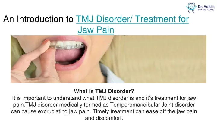 an introduction to tmj disorder treatment for jaw pain