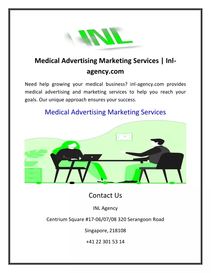 medical advertising marketing services inl agency