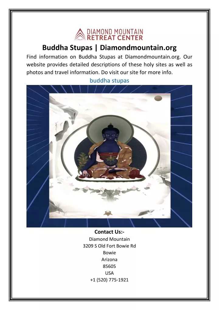 buddha stupas diamondmountain org find