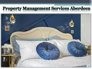 Property Management Services Aberdeen