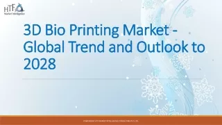 3D Bio Printing Market