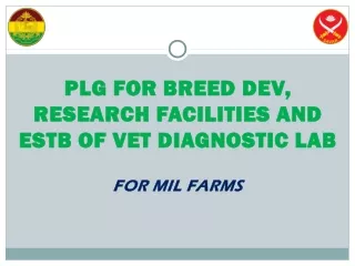 plg for breed dev research facilities and estb