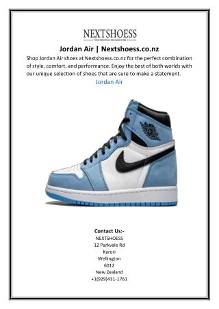 Jordan Air | Nextshoess.co.nz