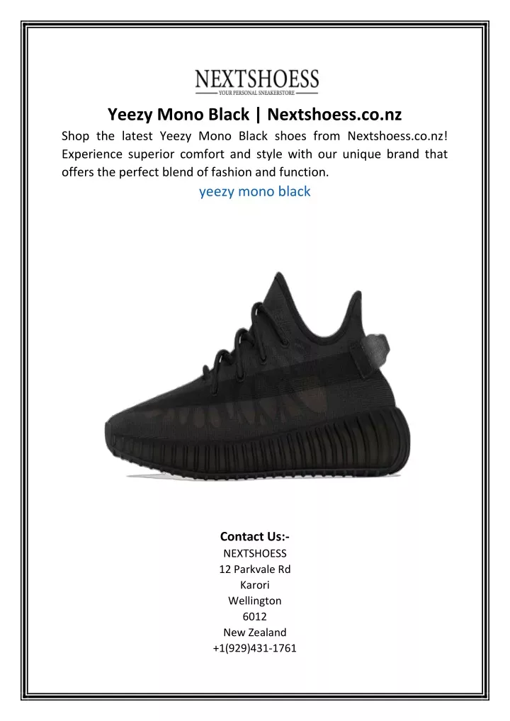yeezy mono black nextshoess co nz shop the latest