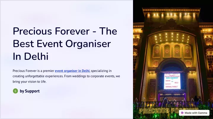 precious forever the best event organiser in delhi