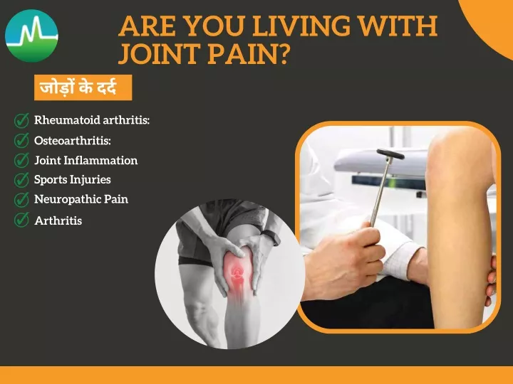 are you living with joint pain