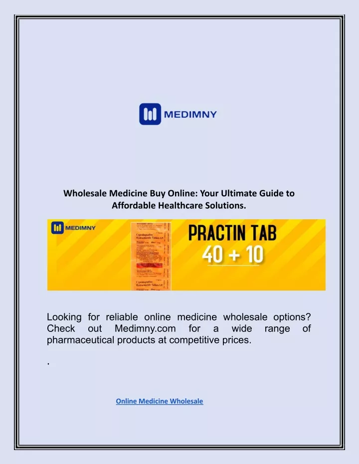 wholesale medicine buy online your ultimate guide
