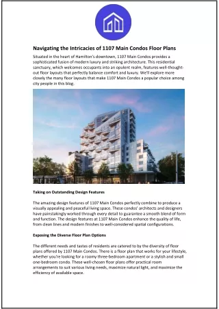 navigating the intricacies of 1107 main condos