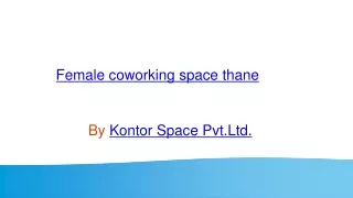 female coworking space thane