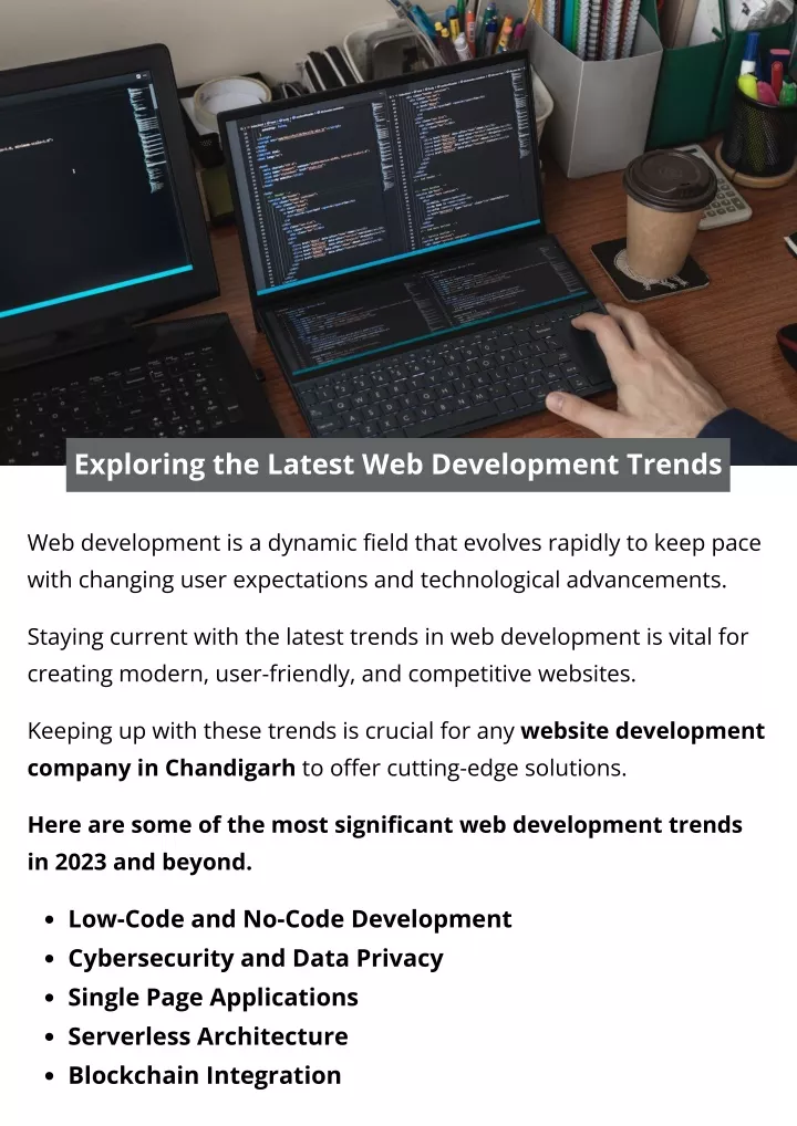 exploring the latest web development trends