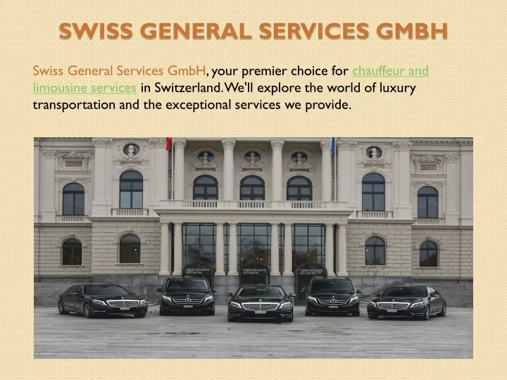 swiss general services gmbh