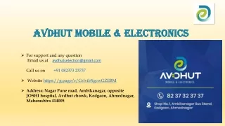 Avdhut Mobile and Electronics Amhednagar | Avdhut Selection