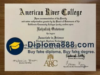 How to buy fake American River College degree certificate?