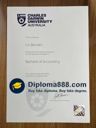 Sells the best quality Charles Darwin University degree certificate