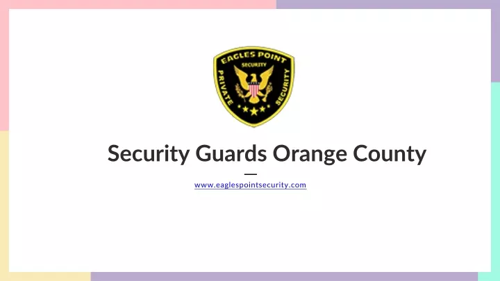 security guards orange county