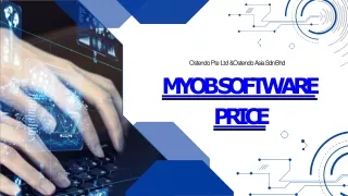MYOB Software Price