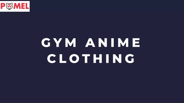 gym anime clothing