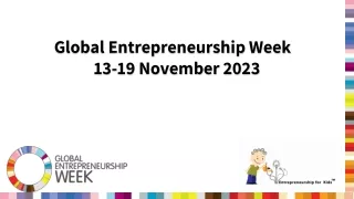 Global Entrepreneurship Week 2023