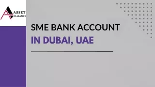 SME Bank Account in dubai