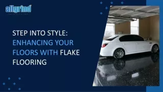 Stepping into Style: Elevating Your Space with Flake Flooring