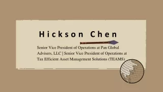 Hickson Chen - A Captivating Representative