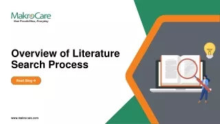 Overview of Literature Search Process - MakroCare