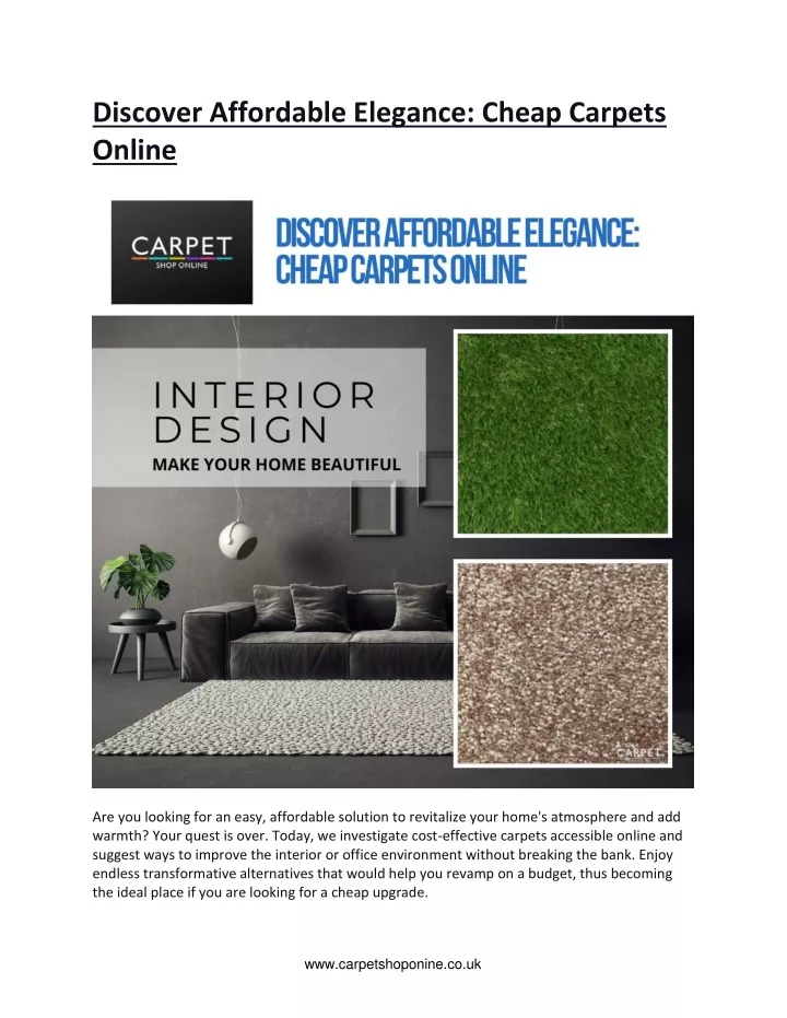 discover affordable elegance cheap carpets online