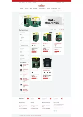 Automatic Tennis Ball Feeding Machines