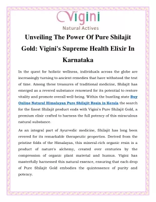 unveiling the power of pure shilajit