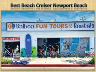 Best Beach Cruiser Newport Beach