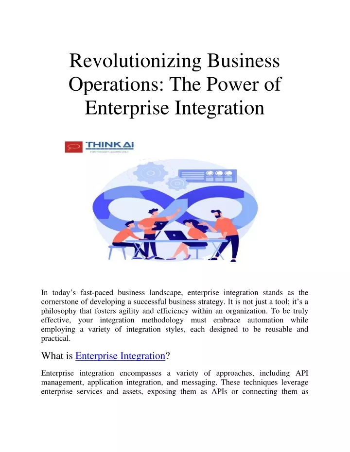 revolutionizing business operations the power
