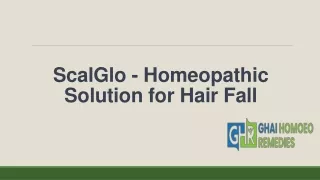 ScalGlo - Homeopathic Solution for Hair Fall