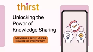 Unleashing Knowledge Sharing for Your Growth