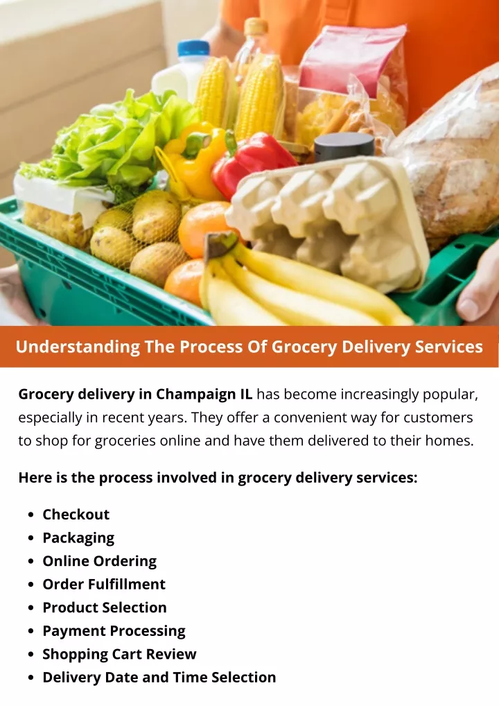 understanding the process of grocery delivery