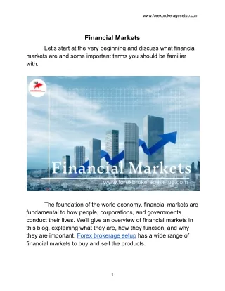 Financial Markets