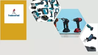 Power Tools Suppliers in UAE - Find the Best Deals on Tradersfind.com