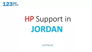 hp hp support in jordan