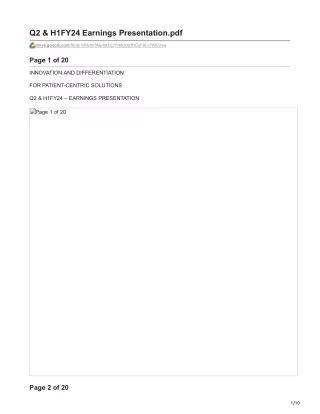 q2 h1fy24 earnings presentation pdf