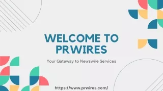 welcome to prwires