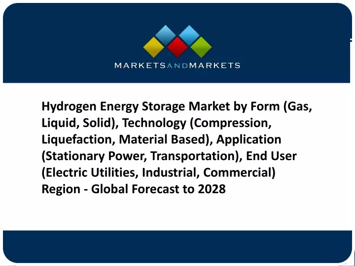 hydrogen energy storage market by form gas liquid