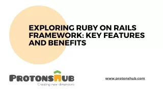 exploring ruby on rails framework key features
