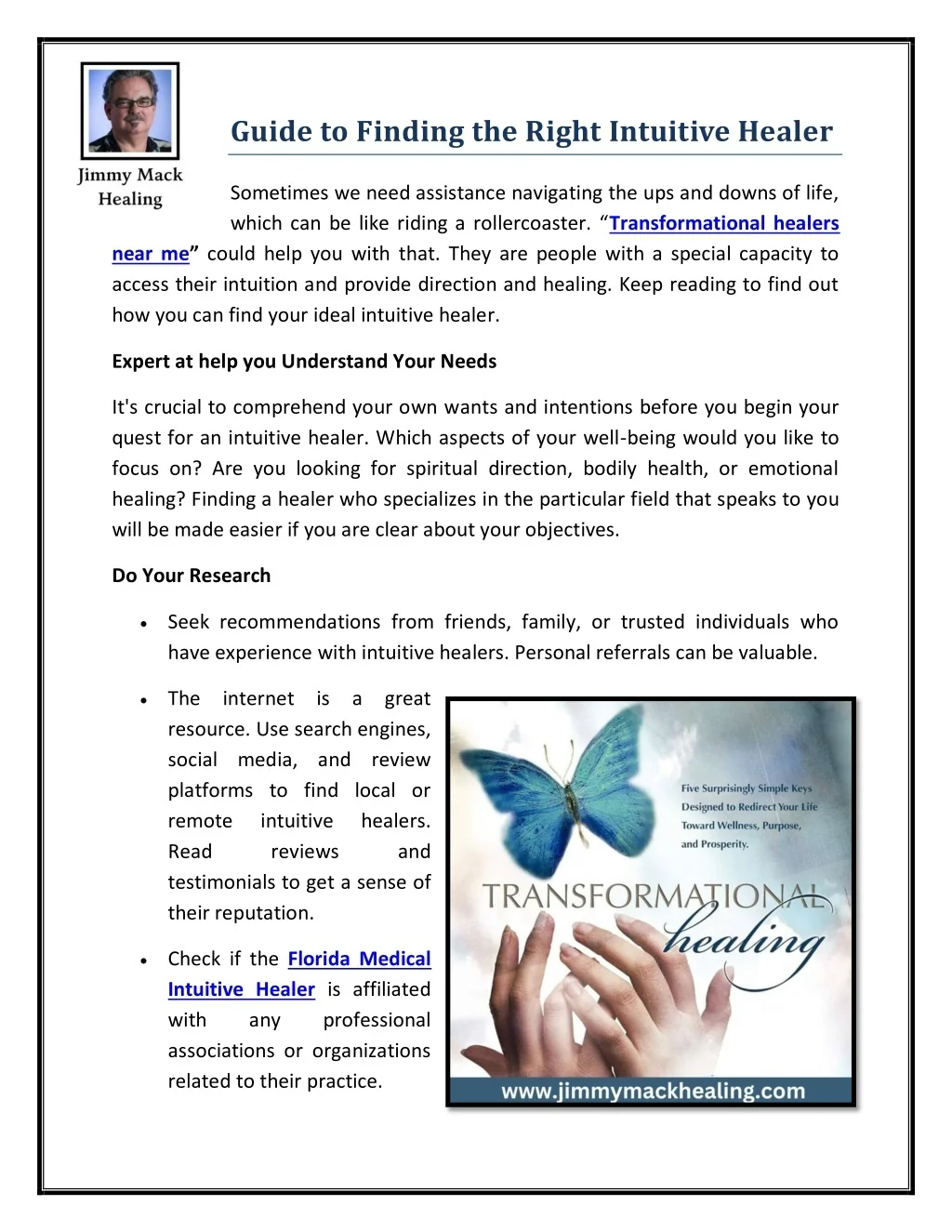 PPT - Guide to Finding the Right Intuitive Healer PowerPoint ...
