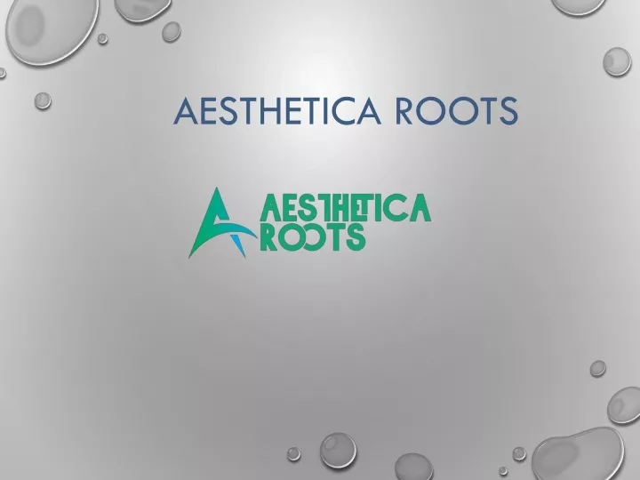 aesthetica roots