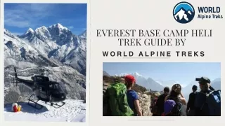 Exhilarating Everest Base Camp Heli Trek | A Journey to the Roof of the World