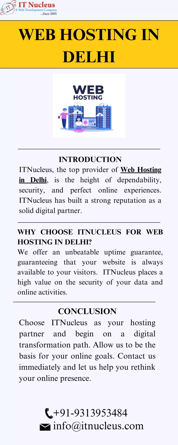 web hosting in delhi